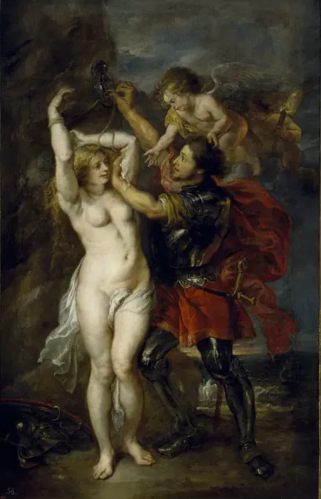 Framed Print : Andromeda freed by Perseus, 1641-1642. Artist: Rubens, Pieter Paul (1577-1640) Framed Print : Andromeda freed by Perseus, 1641-1642. Artist: Rubens, Pieter Paul (1577-1640)