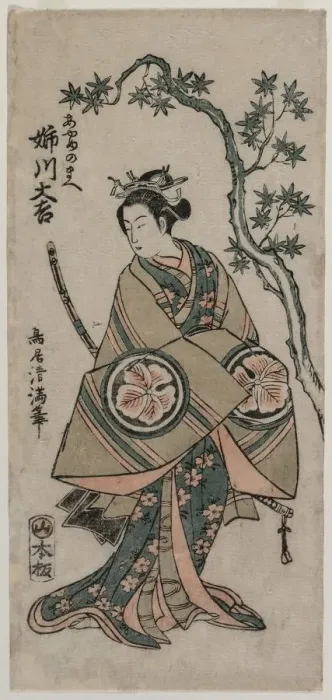 Framed Print : Anekawa Daisuke as Ayame-no-mae, 1760. Creator: Torii Kiyomitsu (Japanese, 1735-1785) Framed Print : Anekawa Daisuke as Ayame-no-mae, 1760. Creator: Torii Kiyomitsu (Japanese, 1735-1785)