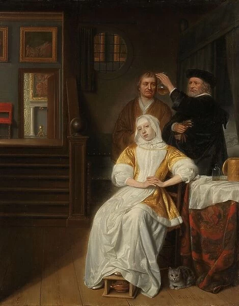 The Anemic Lady, 1660-1678. Creator: Samuel van Hoogstraten