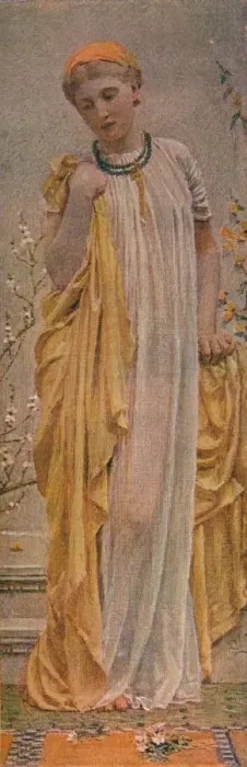 Framed Print : Anemones, 1872. Artist: Albert Joseph Moore Framed Print : Anemones, 1872. Artist: Albert Joseph Moore