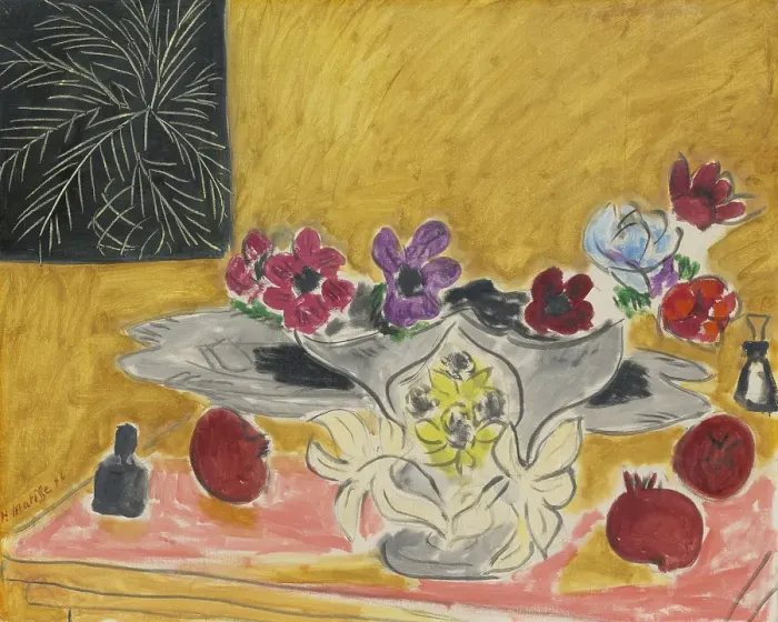 Framed Print : Anemones and Pomegranates, 1946. Creator: Henri Matisse Framed Print : Anemones and Pomegranates, 1946. Creator: Henri Matisse
