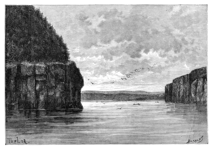 Framed Print : The Angara river, below the Padunskiy rapids, Siberia, Russia, 1895. Artist: Charles Barbant Framed Print : The Angara river, below the Padunskiy rapids, Siberia, Russia, 1895. Artist: Charles Barbant