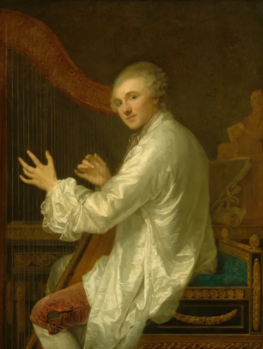 Framed Print : Ange Laurent de La Live de Jully, probably 1759. Creator: Jean-Baptiste Greuze Framed Print : Ange Laurent de La Live de Jully, probably 1759. Creator: Jean-Baptiste Greuze