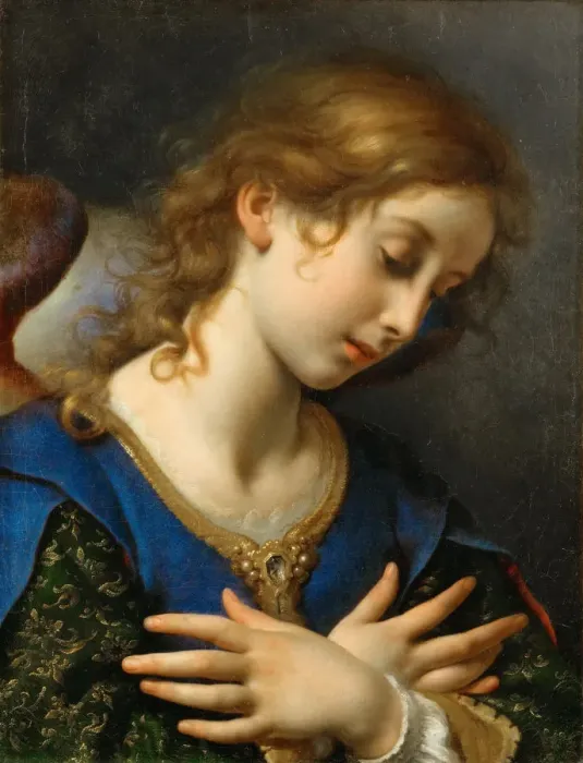 Framed Print : The Angel of the Annunciation, c. 1653 Framed Print : The Angel of the Annunciation, c. 1653