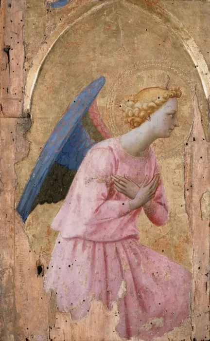 Framed Print : The Angel of the Annunciation, ca 1435. Artist: Angelico, Fra Giovanni, da Fiesole (ca. 1400-1455) Framed Print : The Angel of the Annunciation, ca 1435. Artist: Angelico, Fra Giovanni, da Fiesole (ca. 1400-1455)