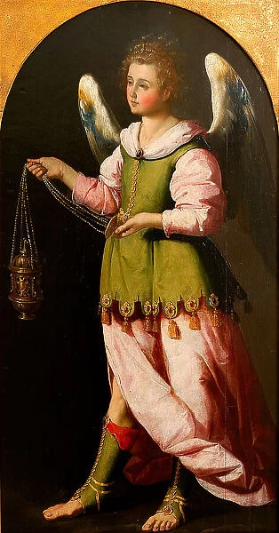 Angel with incense burner, 1637-1639. Creator: Zurbarán, Francisco, de (1598-1664)