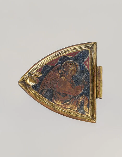 Angel from the Lid of an Incense Boat, Italian, ca. 1325-50. Creator: Unknown