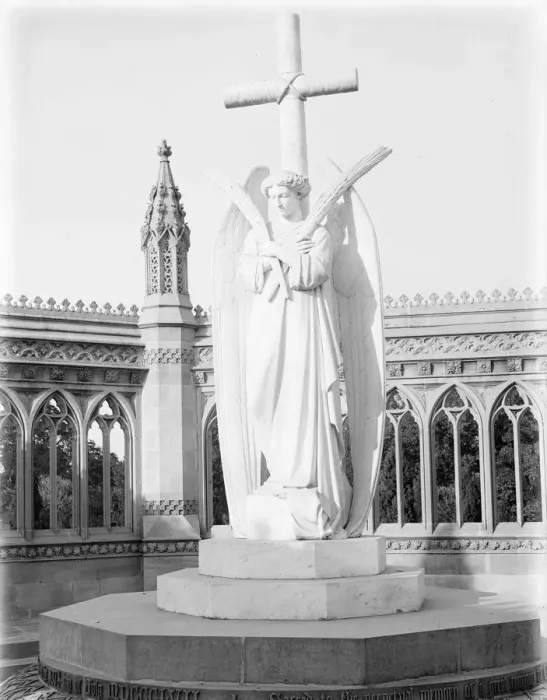 Framed Print : Angel of the Memorial Well, Cawnpore, India, 1902. Creator: Kirk & Sons of Cowes Framed Print : Angel of the Memorial Well, Cawnpore, India, 1902. Creator: Kirk & Sons of Cowes