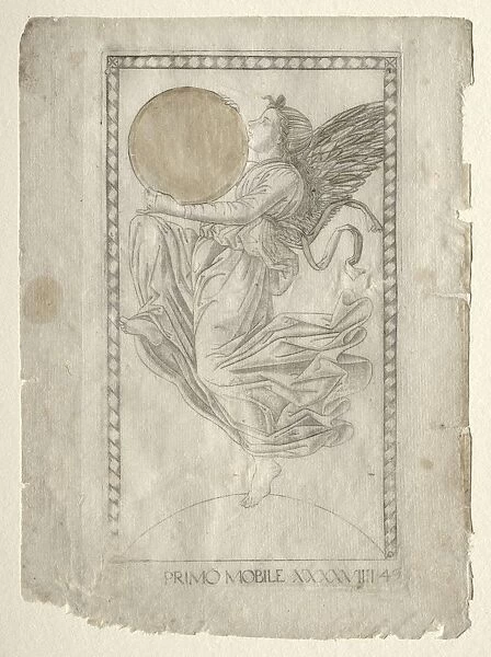 The Angel of the Ninth Sphere (from the Tarocchi, series A... before 1467. Creator