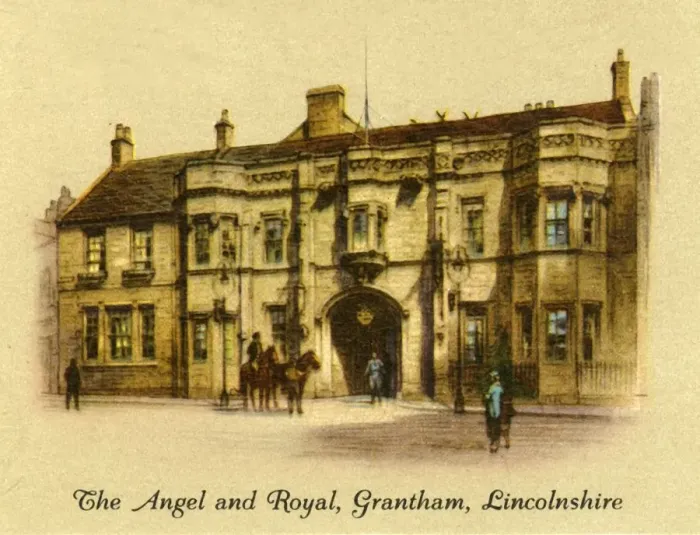 Framed Print : The Angel and Royal, Grantham, Lincolnshire, 1936. Creator: Unknown Framed Print : The Angel and Royal, Grantham, Lincolnshire, 1936. Creator: Unknown