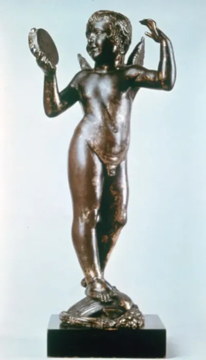 Framed Print : Angel with Tambourine, 1429. Artist: Donatello Framed Print : Angel with Tambourine, 1429. Artist: Donatello