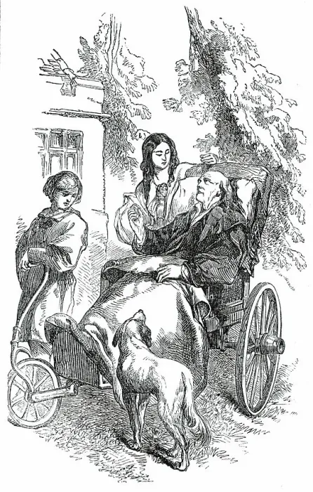 Framed Print : Angel Visits. A Lyric for the New Year, by Charles MacKay, 1850. Creator: Unknown