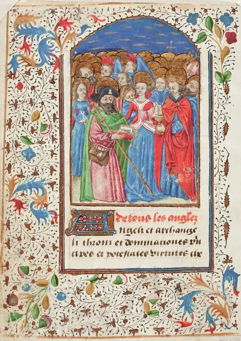 Framed Print : The Angelic Host, late 15th century. Creator: Unknown Framed Print : The Angelic Host, late 15th century. Creator: Unknown