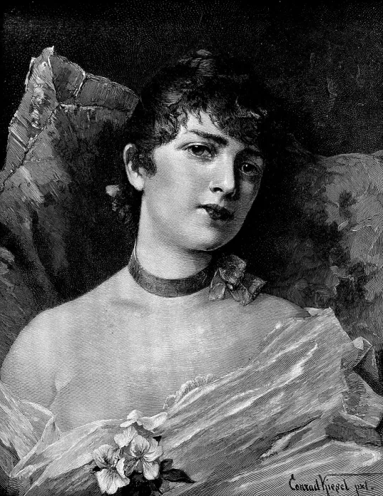 Framed Print : 'Angelica' - picture by Conrad Kiesel, 1890. Creator: Unknown Framed Print : 'Angelica' - picture by Conrad Kiesel, 1890. Creator: Unknown