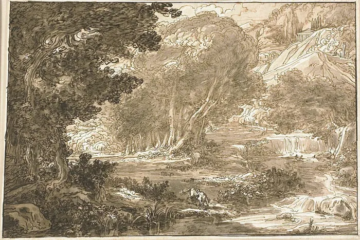 Framed Print : Angelica Resting Under a Tree, from Orlando Furioso, 1810 / 13. Creator: Felice Giani Framed Print : Angelica Resting Under a Tree, from Orlando Furioso, 1810 / 13. Creator: Felice Giani
