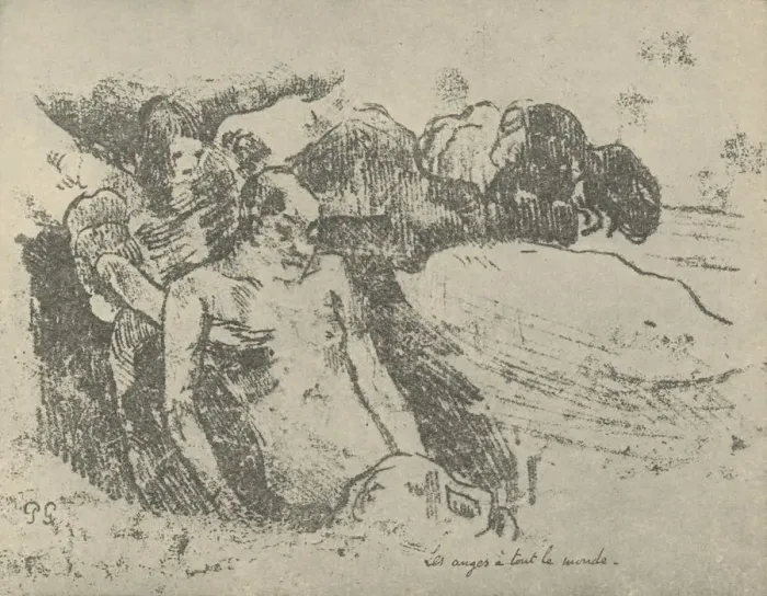 Framed Print : Angels For All, 1936. Artist: Paul Gauguin Framed Print : Angels For All, 1936. Artist: Paul Gauguin