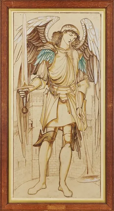Framed Print : The Angels of the Hierarchy - Archangeli, 1873. Creator: Sir Edward Coley Burne-Jones Framed Print : The Angels of the Hierarchy - Archangeli, 1873. Creator: Sir Edward Coley Burne-Jones