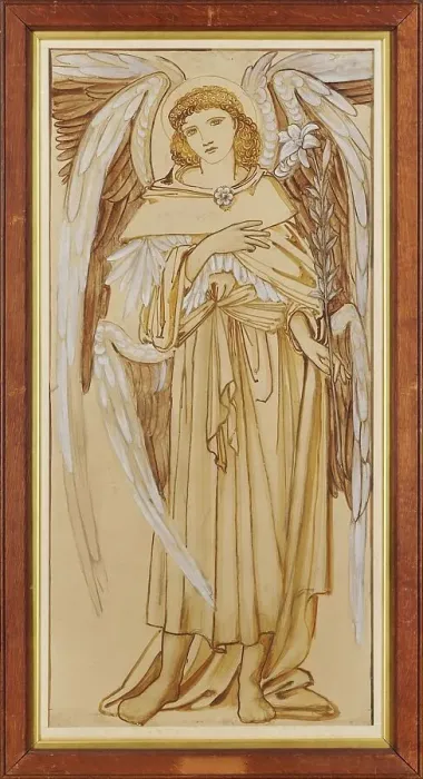 Framed Print : The Angels of the Hierarchy - Dominions, 1873. Creator: Sir Edward Coley Burne-Jones Framed Print : The Angels of the Hierarchy - Dominions, 1873. Creator: Sir Edward Coley Burne-Jones