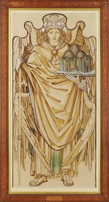 Framed Print : The Angels of the Hierarchy - Potentates, 1873. Creator: Sir Edward Coley Burne-Jones Framed Print : The Angels of the Hierarchy - Potentates, 1873. Creator: Sir Edward Coley Burne-Jones