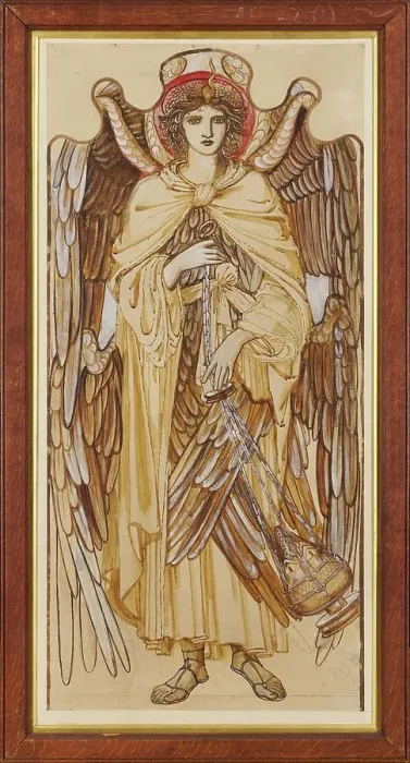 Framed Print : The Angels of the Hierarchy - Seraphim, 1873. Creator: Sir Edward Coley Burne-Jones Framed Print : The Angels of the Hierarchy - Seraphim, 1873. Creator: Sir Edward Coley Burne-Jones