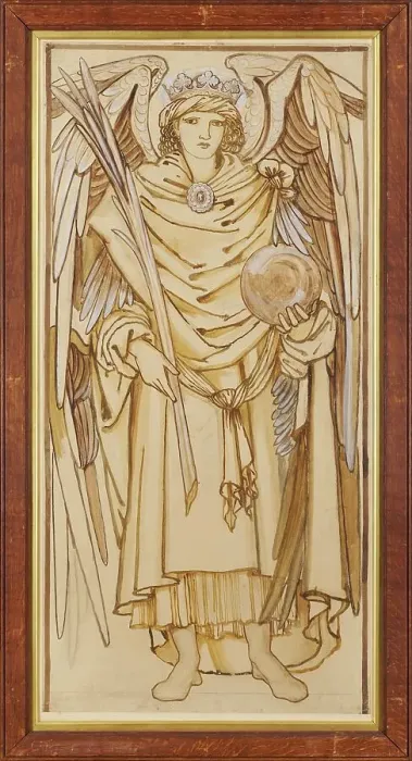 Framed Print : The Angels of the Hierarchy - Virtutes, 1873. Creator: Sir Edward Coley Burne-Jones Framed Print : The Angels of the Hierarchy - Virtutes, 1873. Creator: Sir Edward Coley Burne-Jones
