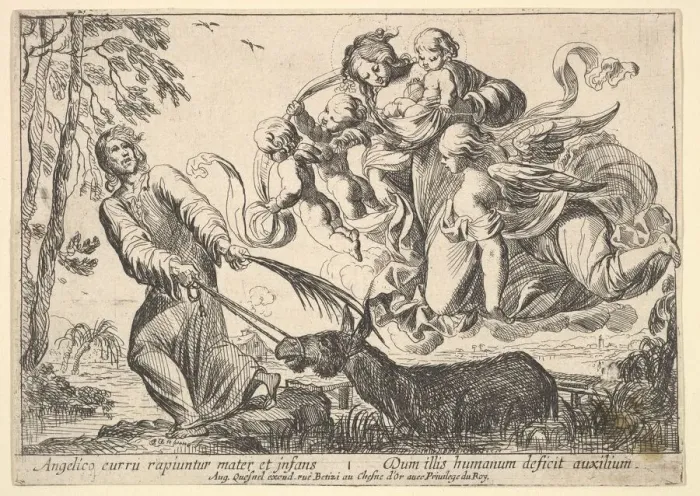 Framed Print : Angels Lifting Virgin and Child, 1610-42. Creator: Pierre Brebiette Framed Print : Angels Lifting Virgin and Child, 1610-42. Creator: Pierre Brebiette