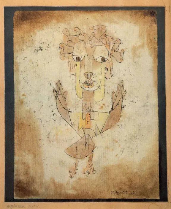 Framed Print : Angelus Novus, 1920. Artist: Klee, Paul (1879-1940) Framed Print : Angelus Novus, 1920. Artist: Klee, Paul (1879-1940)