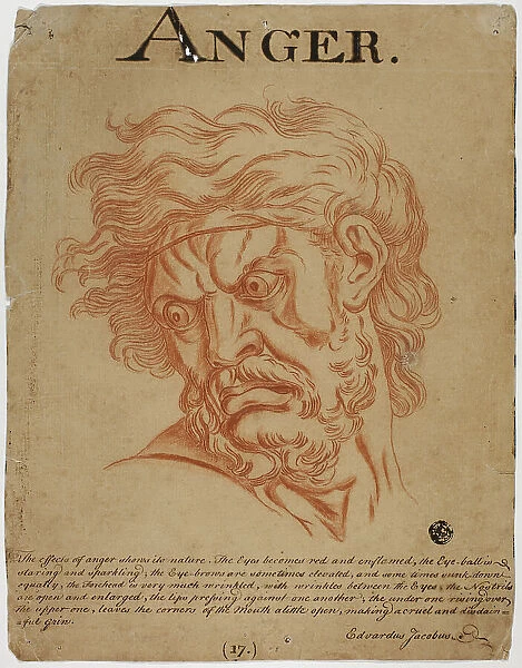 Anger, after 1698. Creator: Eduardus Jacobus