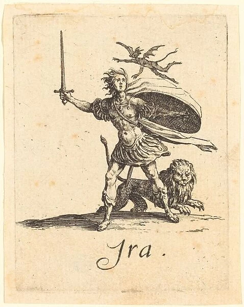 Anger, probably after 1621. Creator: Jacques Callot