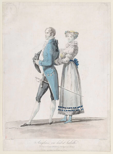 Anglais en Habit Habille;from Collections de Costumes dessines, 1814-24
