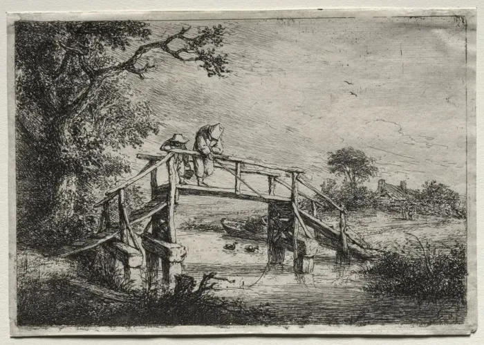 Framed Print : The Anglers. Creator: Adriaen van Ostade (Dutch, 1610-1684) Framed Print : The Anglers. Creator: Adriaen van Ostade (Dutch, 1610-1684)