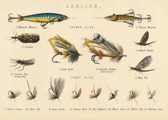 Framed Print : Angling, c20th century Framed Print : Angling, c20th century