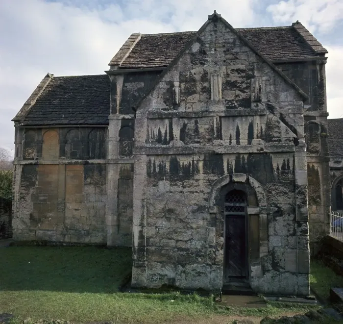 Framed Print : Anglo-Saxon church of St Laurence, 8th century Framed Print : Anglo-Saxon church of St Laurence, 8th century
