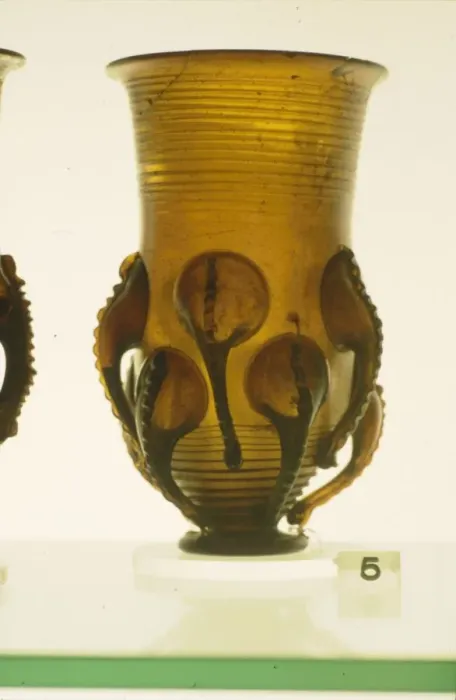 Framed Print : Anglo-Saxon Claw Beaker, c7th century Framed Print : Anglo-Saxon Claw Beaker, c7th century