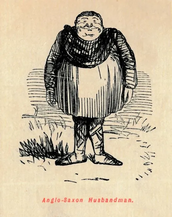 Framed Print : Anglo-Saxon Husbandman, c1860, (c1860). Artist: John Leech Framed Print : Anglo-Saxon Husbandman, c1860, (c1860). Artist: John Leech