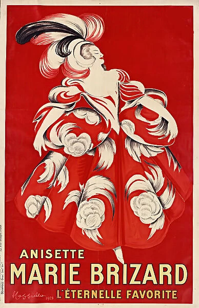 Anisette Marie Brizard, 1928. Creator: Cappiello, Leonetto (1875-1942)
