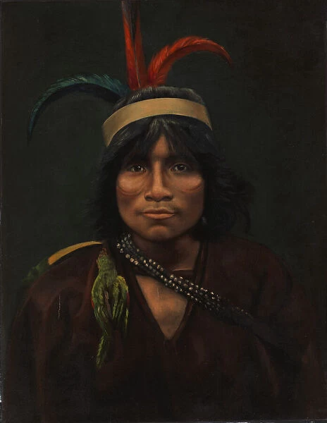 Anishira Indian, ca. 1890-1892. Creator: Unknown