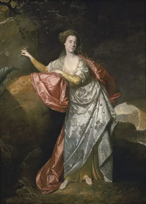 Framed Print : Ann Cargill (nee Brown) as Miranda in The Tempest by Shakespeare. London, Covent Garden Theatre. Artist: Zoffani, Johann (1733-1810) Framed Print : Ann Cargill (nee Brown) as Miranda in The Tempest by Shakespeare. London, Covent Garden Theatre. Artist: Zoffani, Johann (1733-1810)