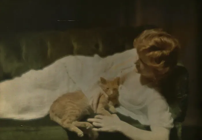 Framed Print : Ann Murdock with Buzzer IV, 1914. Creator: Arnold Genthe Framed Print : Ann Murdock with Buzzer IV, 1914. Creator: Arnold Genthe