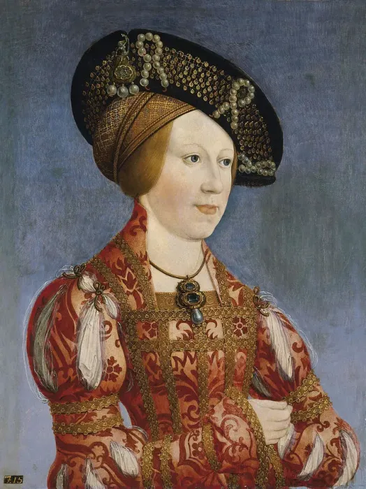 Framed Print : Anna of Bohemia and Hungary (1503-1547), 1519. Artist: Maler zu Schwaz (1480 / 88-1526 / 29) Framed Print : Anna of Bohemia and Hungary (1503-1547), 1519. Artist: Maler zu Schwaz (1480 / 88-1526 / 29)