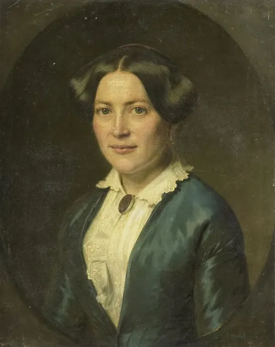 Framed Print : Anna Charlotte Koppelaar, wife of Willem Frederik Wehmeyer, c.1850. Creator: Unknown Framed Print : Anna Charlotte Koppelaar, wife of Willem Frederik Wehmeyer, c.1850. Creator: Unknown