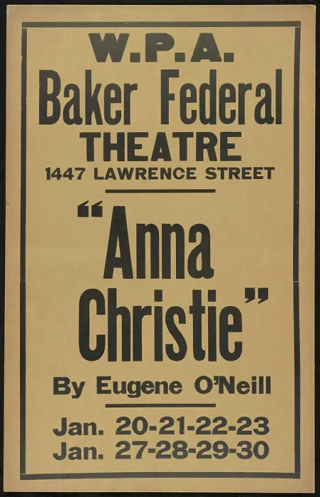 Framed Print : Anna Christie, Denver, 1938. Creator: Unknown