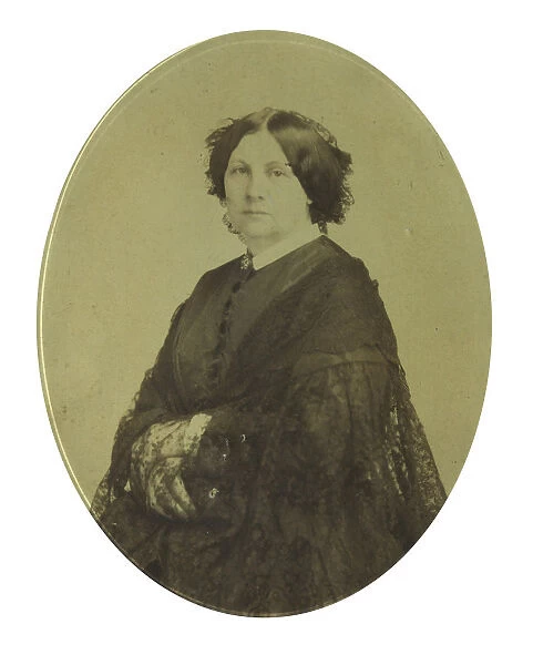 Anna Grigorievna Filosofova (1815-1892), 1850-1860s. Artist: Anonymous