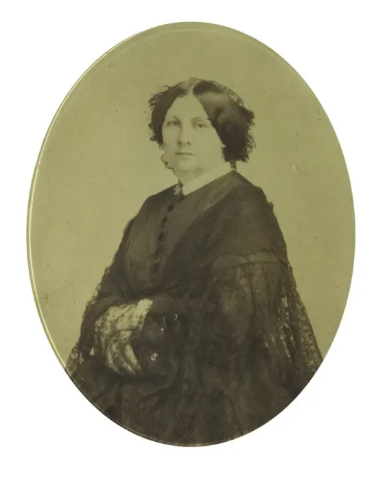 Framed Print : Anna Grigorievna Filosofova (1815-1892), 1850-1860s. Artist: Anonymous Framed Print : Anna Grigorievna Filosofova (1815-1892), 1850-1860s. Artist: Anonymous