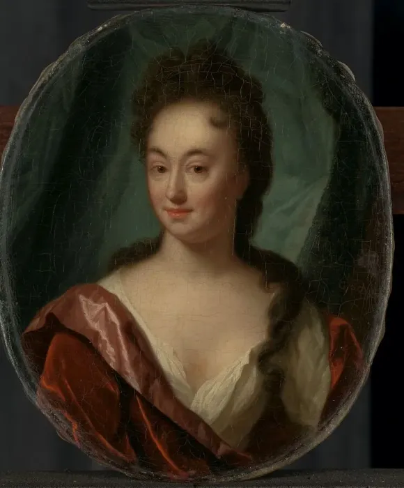 Framed Print : Anna Maria Gool, 1699-1706. Creator: Godfried Schalcken Framed Print : Anna Maria Gool, 1699-1706. Creator: Godfried Schalcken
