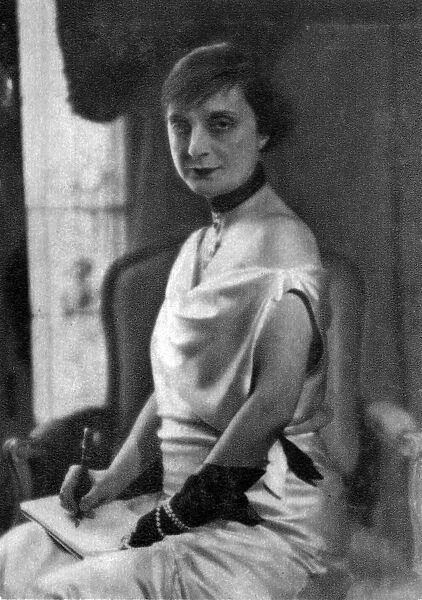 Anna de Noailles, French author, 1930