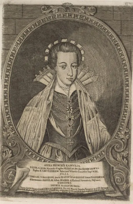 Framed Print : Anna Radziwill (1475 / 76-1522). From: Icones Familiae Ducalis Radivilianae, 1758 Framed Print : Anna Radziwill (1475 / 76-1522). From: Icones Familiae Ducalis Radivilianae, 1758