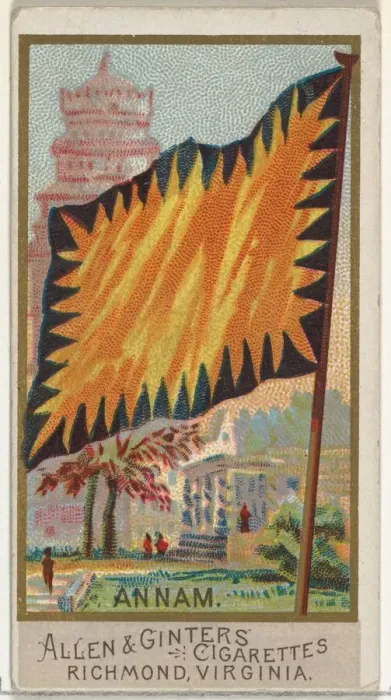 Framed Print : Annam, from Flags of All Nations, Series 2 (N10) for Allen & Ginter Cigarettes Brands Framed Print : Annam, from Flags of All Nations, Series 2 (N10) for Allen & Ginter Cigarettes Brands