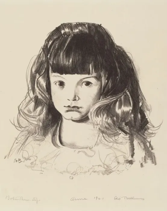 Framed Print : Anne 1921, 1923. Creator: George Wesley Bellows Framed Print : Anne 1921, 1923. Creator: George Wesley Bellows