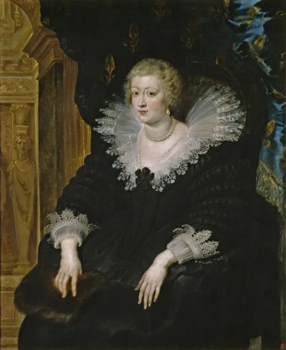 Framed Print : Anne of Austria (1601-1666), c. 1622. Artist: Rubens, Pieter Paul (1577-1640)